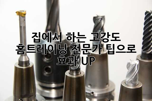 집에서 하는 고강도 홈트레이닝: 전문가 팁으로 효과 UP!