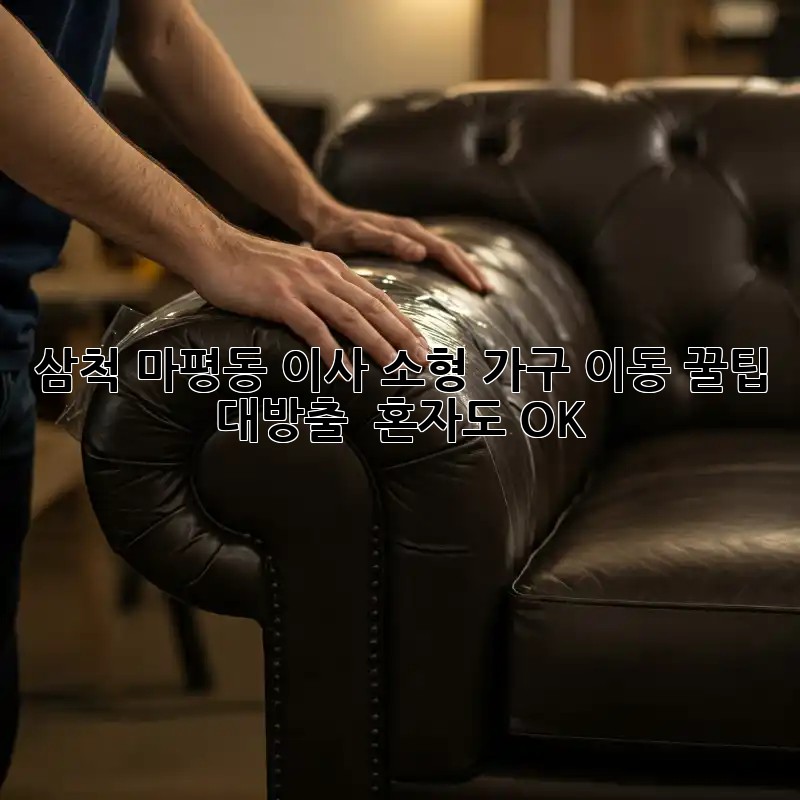 삼척 마평동 이사, 소형 가구 이동 꿀팁 대방출! 🚚📦 혼자도 OK!