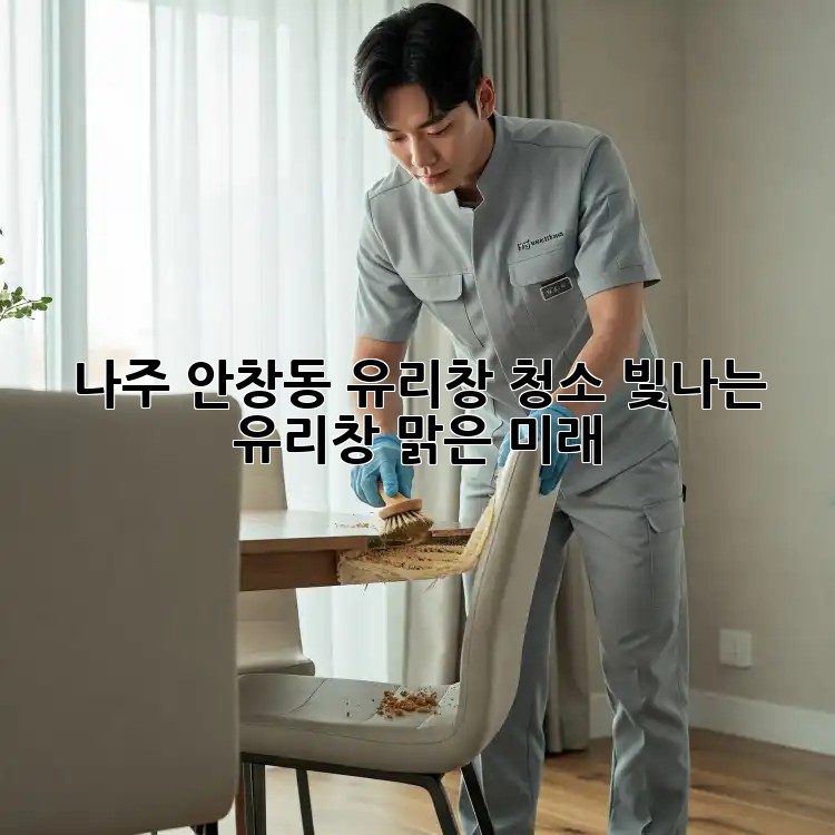 나주 안창동 유리창 청소: 빛나는 유리창, 맑은 미래