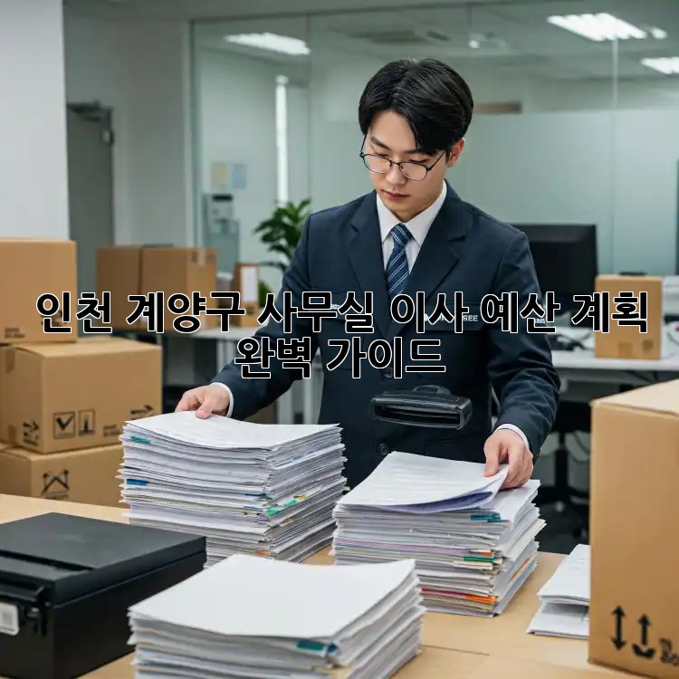 인천 계양구 사무실 이사, 예산 계획 완벽 가이드
