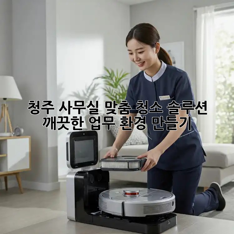 청주 사무실 맞춤 청소 솔루션: 깨끗한 업무 환경 만들기