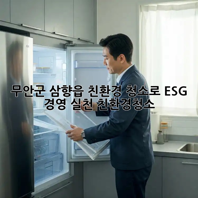 무안군 삼향읍🌱 친환경 청소로 ESG 경영 실천! #친환경청소