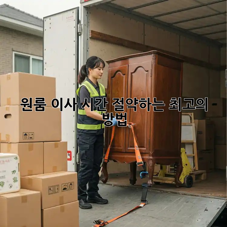 원룸 이사, 시간 절약하는 최고의 방법!