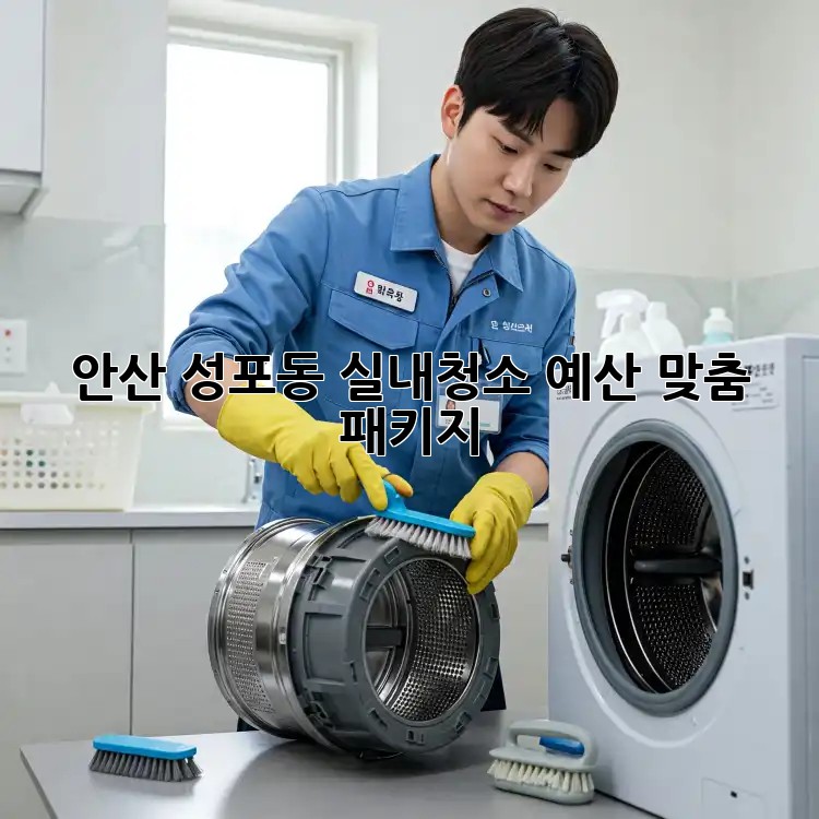 안산 성포동 실내청소: 예산 맞춤 패키지