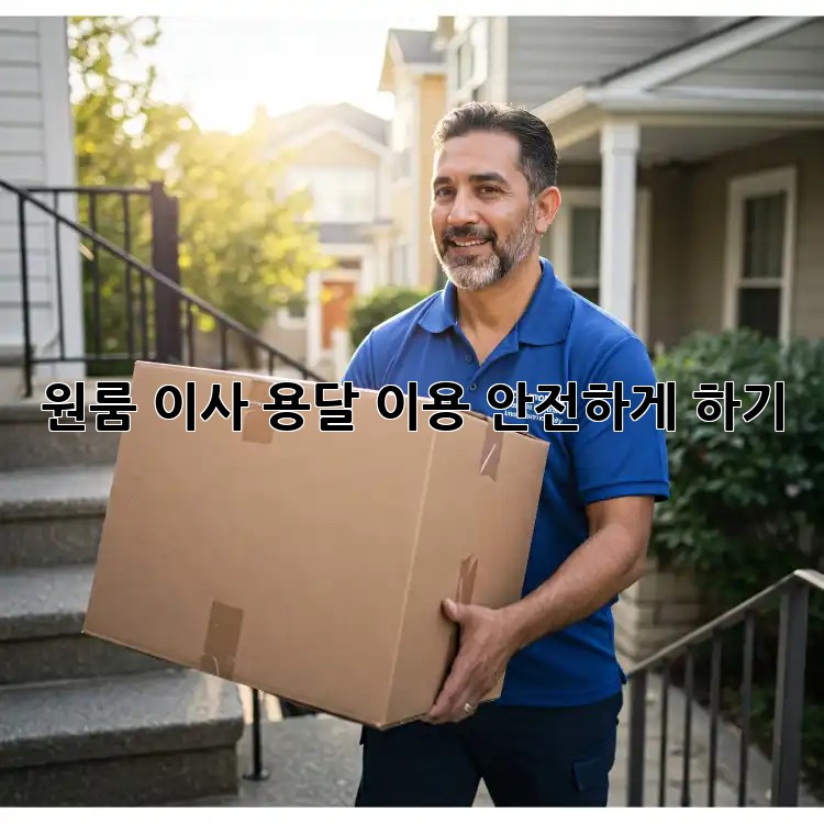 원룸 이사, 용달 이용 안전하게 하기