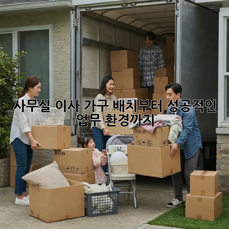사무실 이사? 가구 배치부터 성공적인 업무 환경까지!