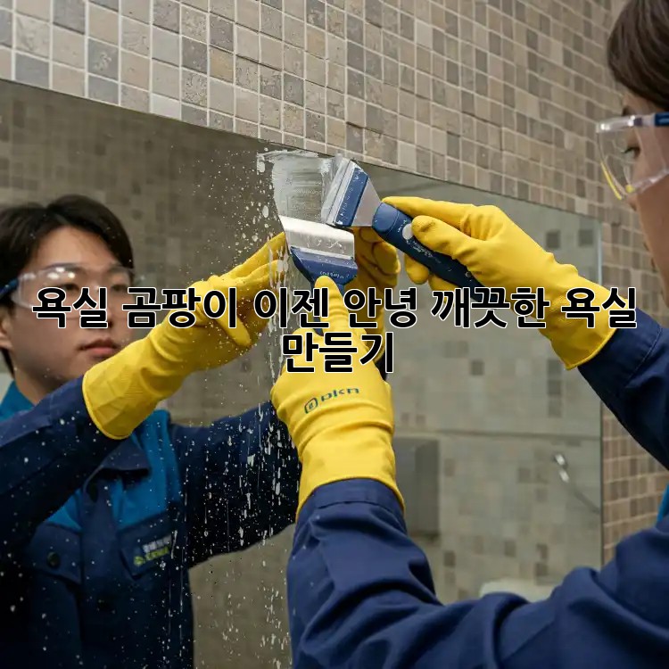 욕실 곰팡이, 이젠 안녕! 깨끗한 욕실 만들기