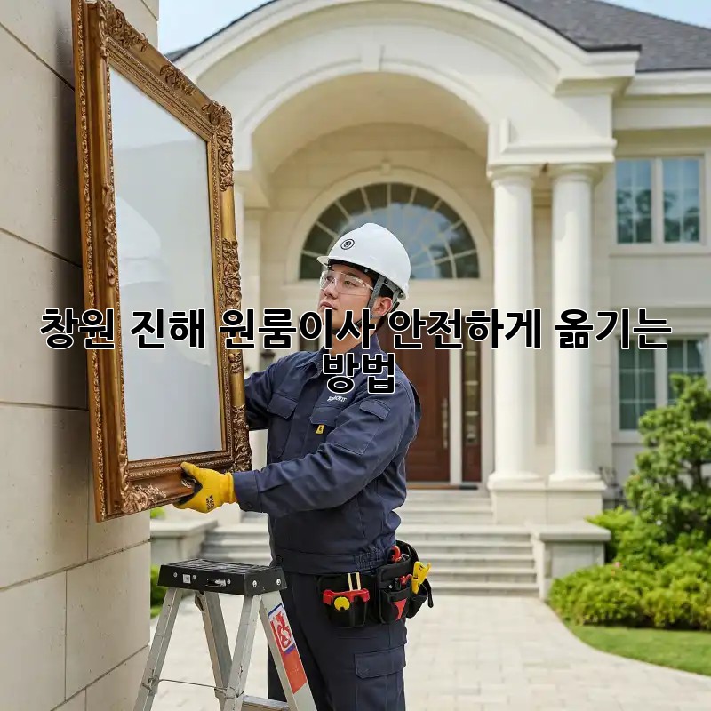 창원 진해 원룸이사, 안전하게 옮기는 방법!
