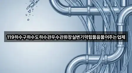 119하수구하수도하수관우수관화장실변기막힘뚫음뚫어주는업체