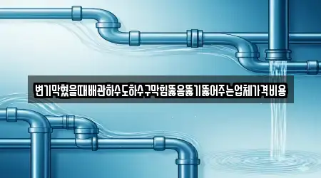변기막혔을때배관하수도하수구막힘뚫음뚫기뚫어주는업체가격비용