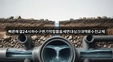 빠른해결24시하수구변기막힘뚫음세면대싱크대역류수전교체
