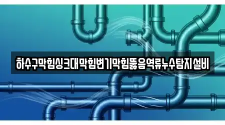 하수구막힘싱크대막힘변기막힘뚫음역류누수탐지설비