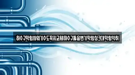 하수구막힘샤워기수도꼭지교체하수구뚫음변기막힘싱크대막힘악취
