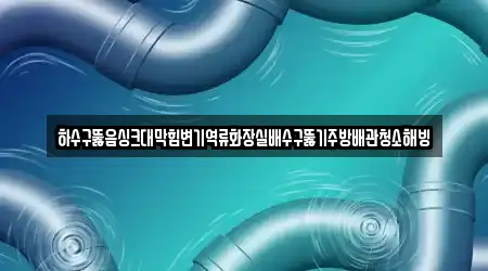 파주시 법원읍 하수구뚫음 오늘 문여는 5곳