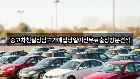 중고차친절상담고가매입당일이전무료출장방문견적