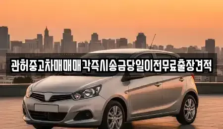 강원 강릉시 구정면 중고차매매 전문 관허중고차매매매각즉시송금당일이전무료출장견적