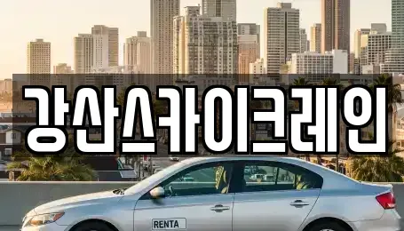 강원 양양군 현북면 중고차 전문 강산스카이크레인