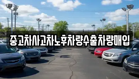 강원 원주시 무실동 중고차매입 전문 중고차사고차노후차량수출차량매입