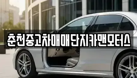 강원 춘천시 중고차 전문 춘천중고차매매단지카맨모터스