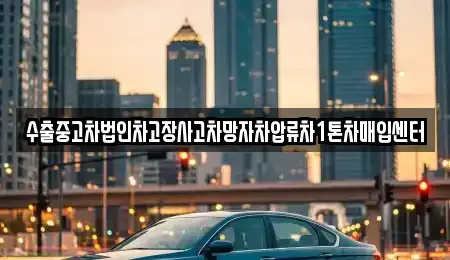 강원 화천군 화천읍 중고차 전문 수출중고차법인차고장사고차망자차압류차1톤차매입센터