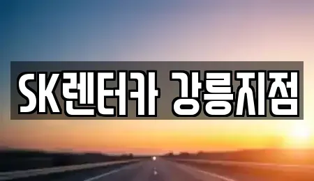 강원특별자치도 강릉시 노암동 장기렌트카,중고차,렌트카,단기렌트카,중고차매입,중고차매매