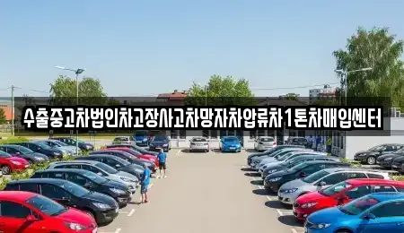 강원특별자치도 강릉시 노암동 중고차매입 전문 수출중고차법인차고장사고차망자차압류차1톤차매입센터