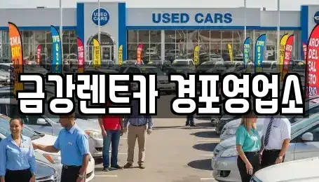 강원특별자치도 강릉시 옥천동 렌트카 전문 금강렌트카 경포영업소
