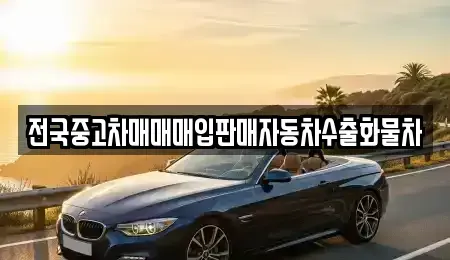 강원특별자치도 속초시 도문동 중고차 전문 전국중고차매매매입판매자동차수출화물차