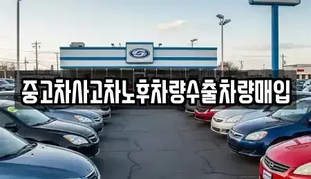 강원특별자치도 양구군 중고차매입 전문 중고차사고차노후차량수출차량매입