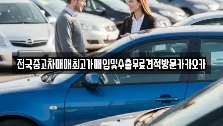 강원특별자치도 원주시 문막읍 중고차매입 전문 전국중고차매매최고가매입및수출무료견적방문카카오카