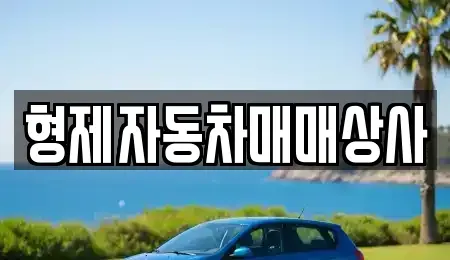 강원특별자치도 원주시 태장동 중고차 전문 형제자동차매매상사