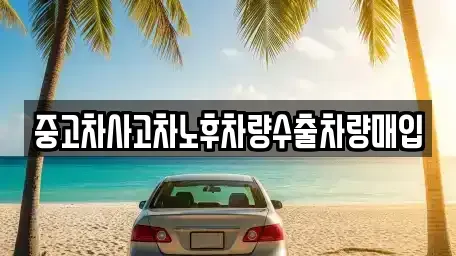 강원특별자치도 원주시 태장동 중고차매입 전문 중고차사고차노후차량수출차량매입