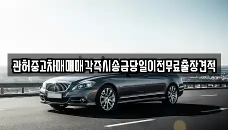 강원특별자치도 춘천시 사북면 중고차 전문 관허중고차매매매각즉시송금당일이전무료출장견적