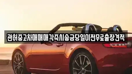강원특별자치도 춘천시 요선동 중고차 전문 관허중고차매매매각즉시송금당일이전무료출장견적
