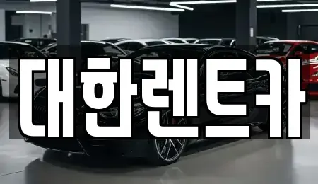 강원특별자치도 화천군 렌트카 전문 대한렌트카