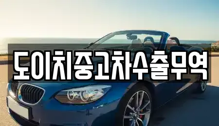 강원특별자치도 화천군 중고차매매 전문 도이치중고차수출무역
