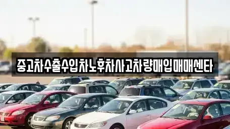 강원특별자치도 화천군 중고차매입 전문 중고차수출수입차노후차사고차량매입매매센타