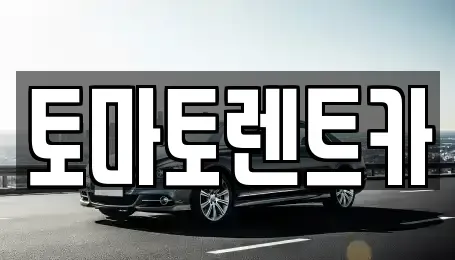 경기 광주시 쌍령동 렌트카 전문 토마토렌트카