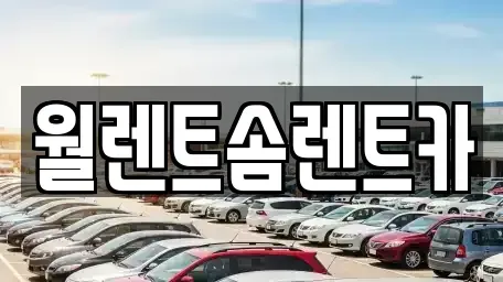 경기 구리시 사노동 렌트카 전문 월렌트솜렌트카