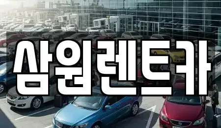 경기 남양주시 삼패동 렌트카 전문 삼원렌트카