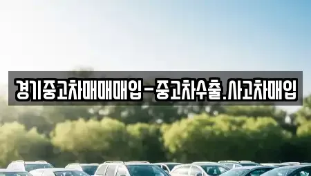 경기 부천시 소사구 소사본동 중고차 전문 경기중고차매매매입-중고차수출.사고차매입