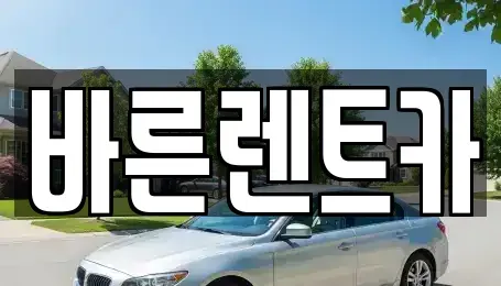 경기 부천시 오정구 고강동 장기렌트카 전문 바른렌트카