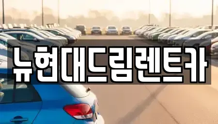 경기 성남시 수정구 산성동 렌트카 전문 뉴현대드림렌트카