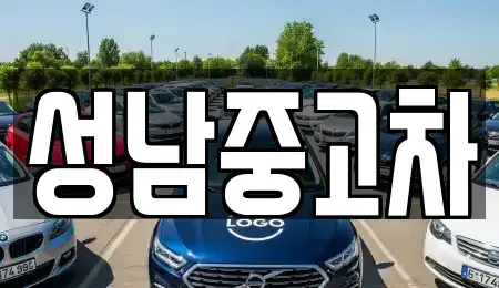 경기 성남시 수정구 중고차 전문 성남중고차