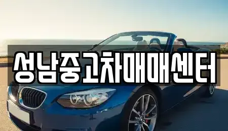 경기 성남시 수정구 중고차 전문 성남중고차매매센터