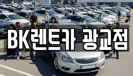 경기 수원시 영통구 원천동 장기렌트카 전문 BK렌트카 광교점