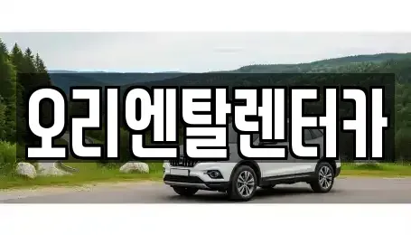 경기 수원시 영통구 원천동 장기렌트카 전문 오리엔탈렌터카