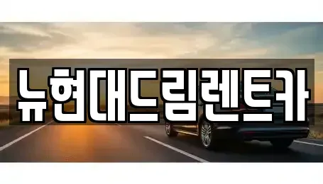 경기 수원시 팔달구 매향동 렌트카 전문 뉴현대드림렌트카
