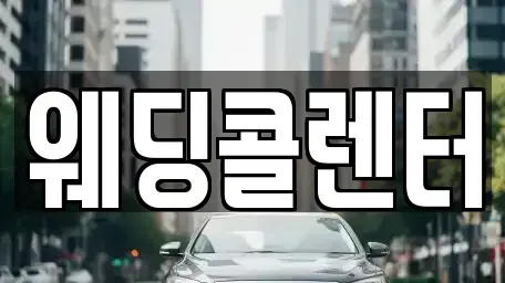 경기 수원시 팔달구 장기렌트카 전문 웨딩콜렌터