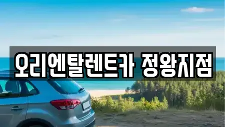 경기 시흥시 배곧동 렌트카 전문 오리엔탈렌트카 정왕지점